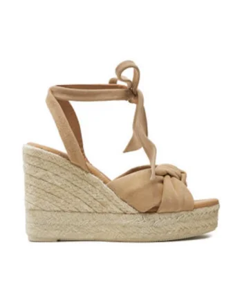 Espadrile pentru femei,  304058929, piele naturala, bej