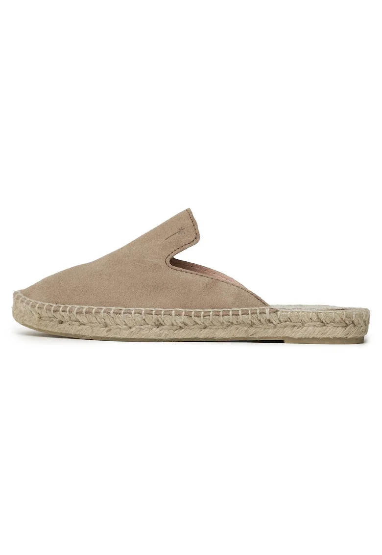 Espadrile pentru femei,  302778294, piele naturala, maro