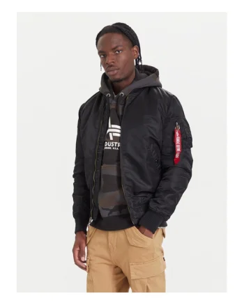 Geaca barbati,  168100 03, nylon, negru, Negru