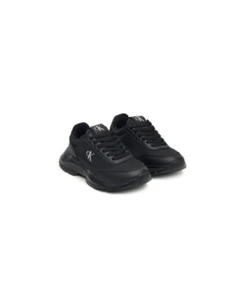 Pantofi sport fete,  material textil, negru