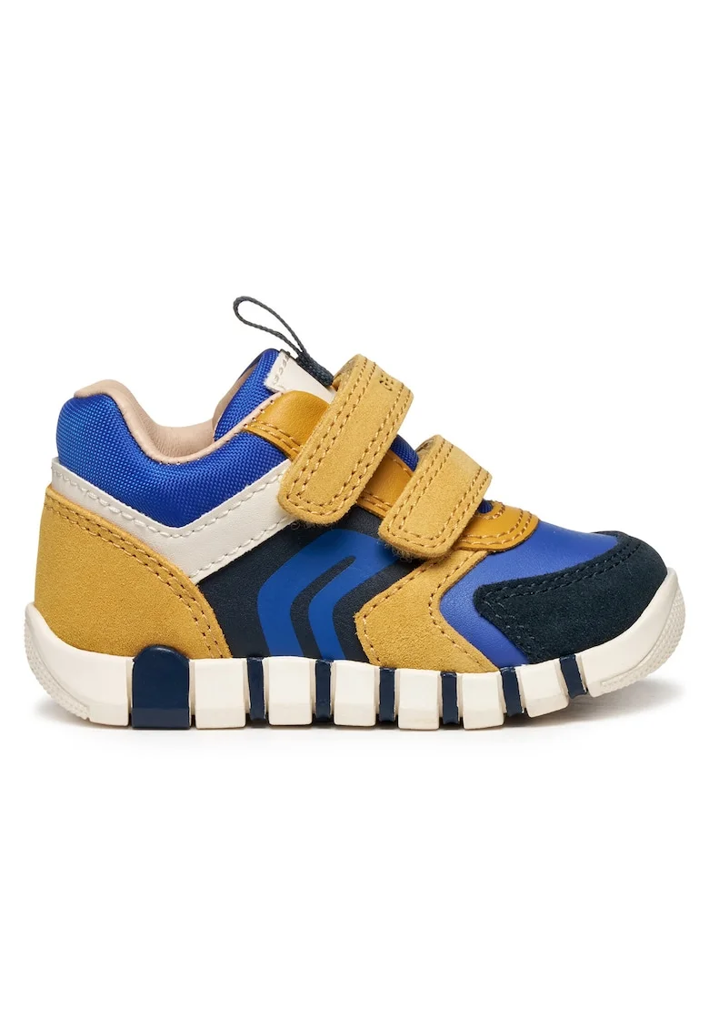 Tenisi baieti,  multicolor, piele ecologica