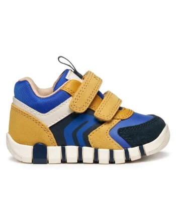 Tenisi baieti,  multicolor, piele ecologica