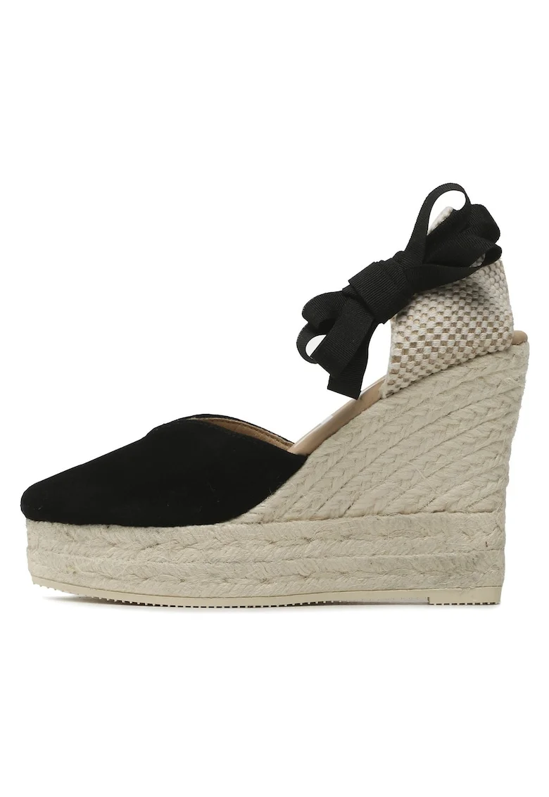 Mocasini dama,  piele naturala, negru, platforma,