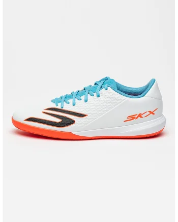Pantofi pentru fotbal Skx 2 Club, Albastru prafuit/Portocaliu mandarina/Alb murdar
