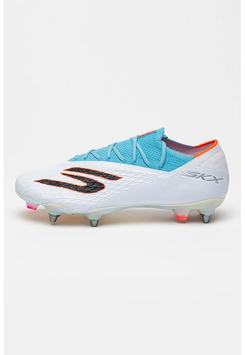 Pantofi cu crampoane, pentru fotbal Skx 2 Elite, Negru/Albastru prafuit/Albastru lavanda