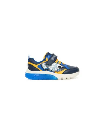 Pantofi lifestyle pentru baieti, piele ecologica,  multicolor
