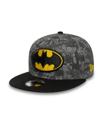 Sapca baseball cu imprimeu cu Batman, Negru/Gri