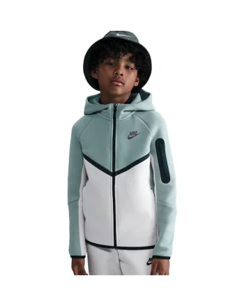 Hanorac  Tech Fleece FZ - PD 50366, Alb/Verde