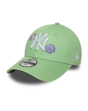 Sapca cu broderie 9Forty, Verde deschis