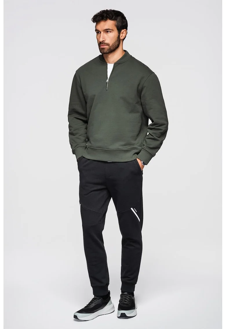 Pantaloni conici cu snur, Negru