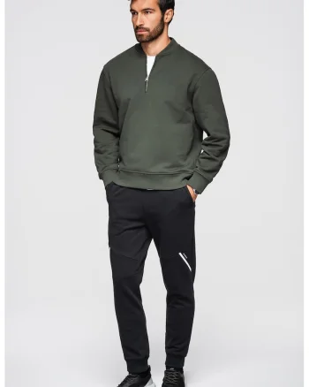 Pantaloni conici cu snur, Negru