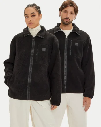 Geaca unisex,  304182242, Poliester, Negru, Negru