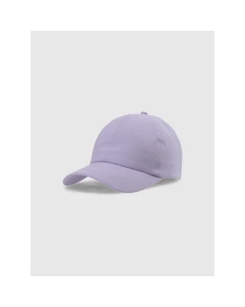 Caciula  unisex, violet, L/XL, bumbac, 6 panouri