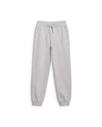 Pantaloni sport copii,  pentru fete, gri, textil