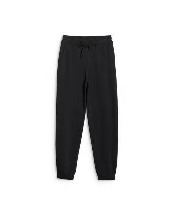 Pantaloni sport copii,  negru, stil sportiv, textil pentru fete