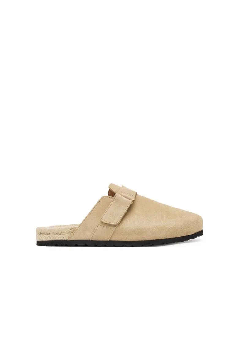 Espadrile pentru femei,  305413413, piele naturala, bej