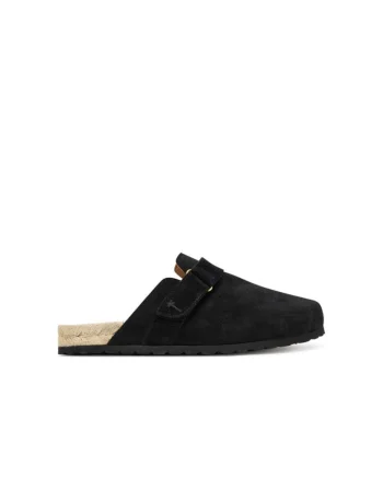 Espadrile pentru femei,  305413406, piele naturala, negru