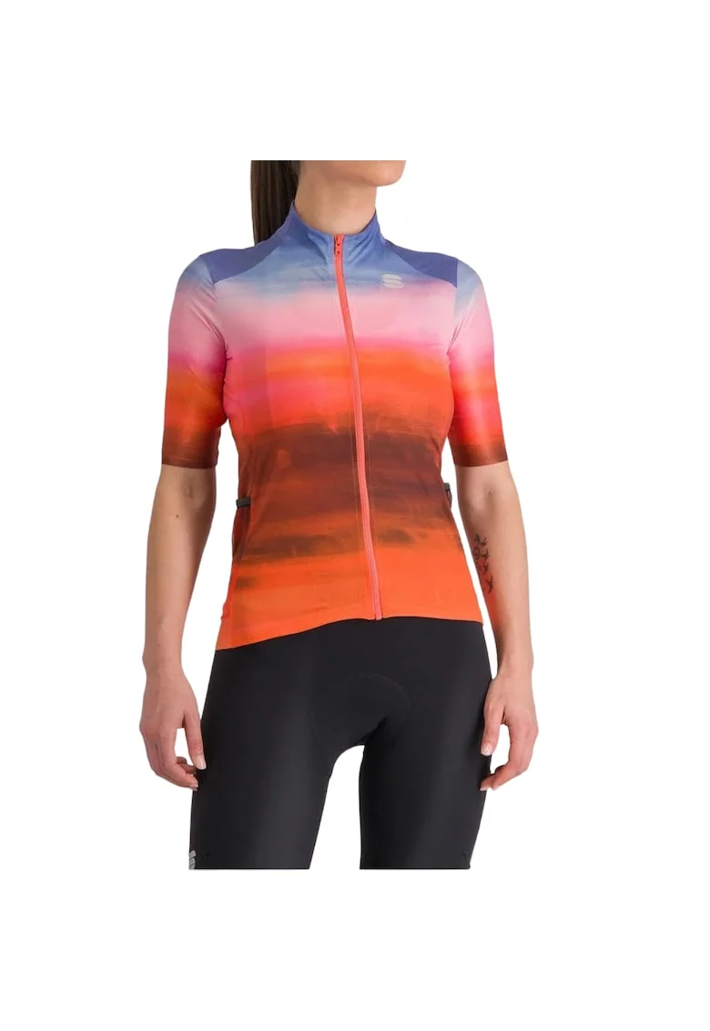 Tricou ciclism dama  Flow Supergiara SS 2024 Multicolor, Multicolor