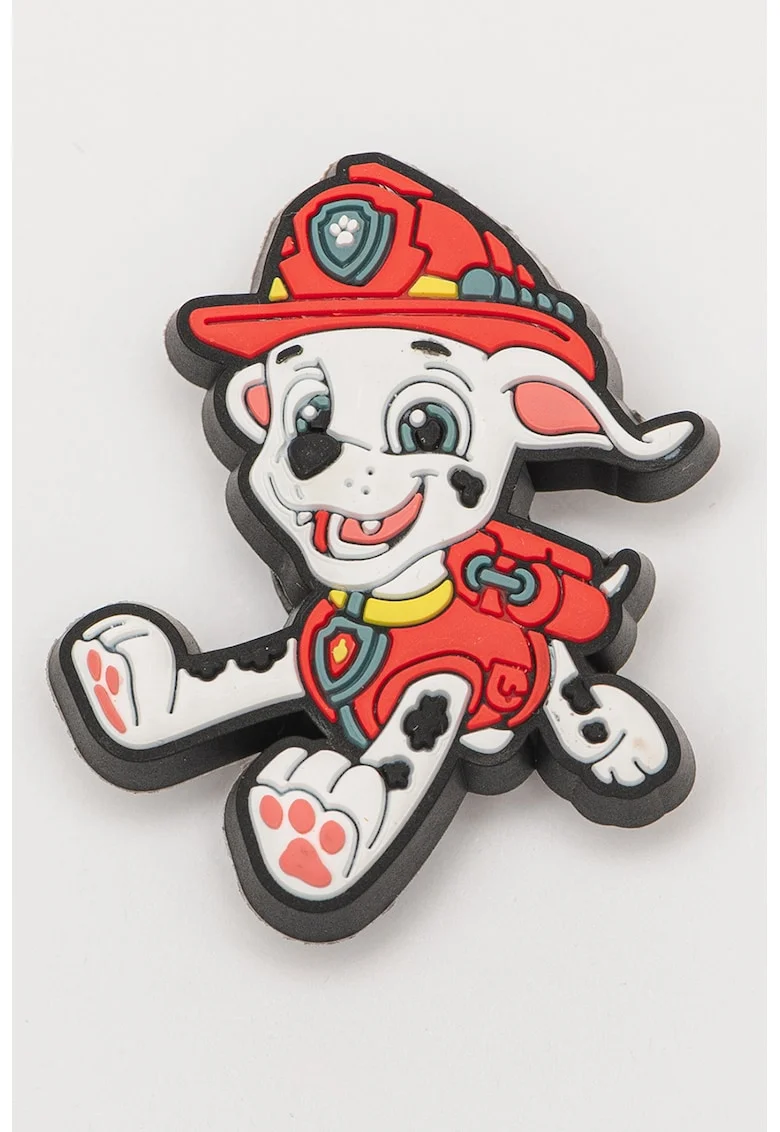 Talisman cu imprimeu cu desene animate Jibbitz, Rosu/Alb/Negru