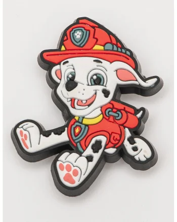 Talisman cu imprimeu cu desene animate Jibbitz, Rosu/Alb/Negru