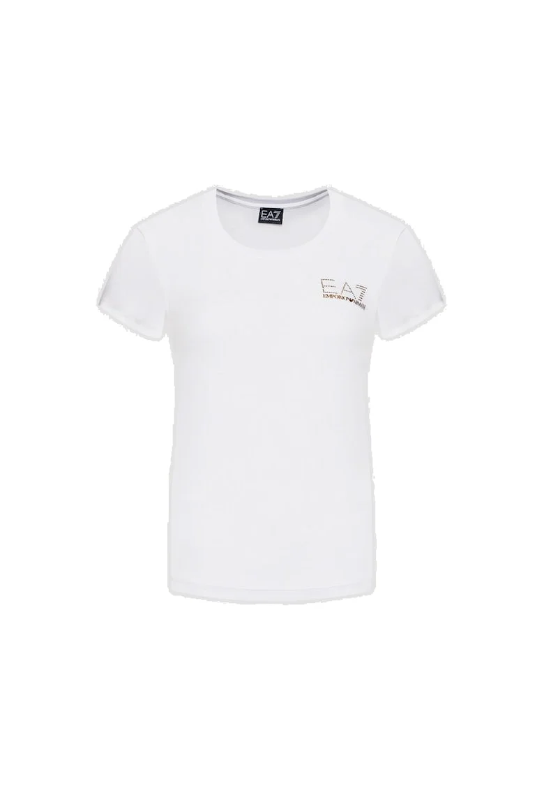 Tricou slim-fit din amestec de modal, Alb