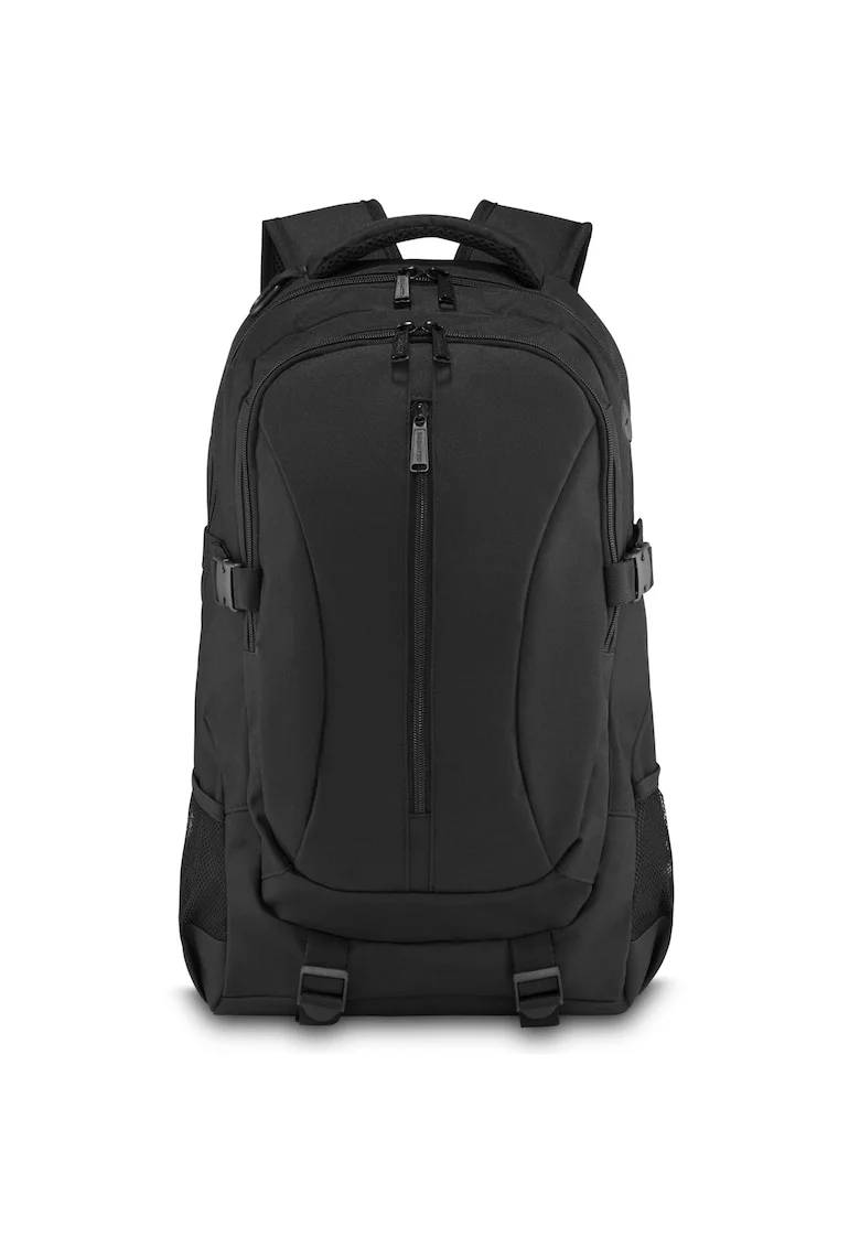 Rucsac, Negru, 47x30x20 cm, Compartiment laptop 17", Curele de compresie, ZG867