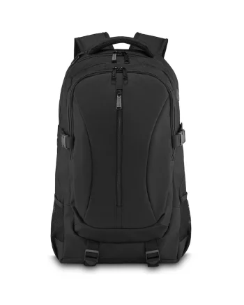 Rucsac, Negru, 47x30x20 cm, Compartiment laptop 17", Curele de compresie, ZG867
