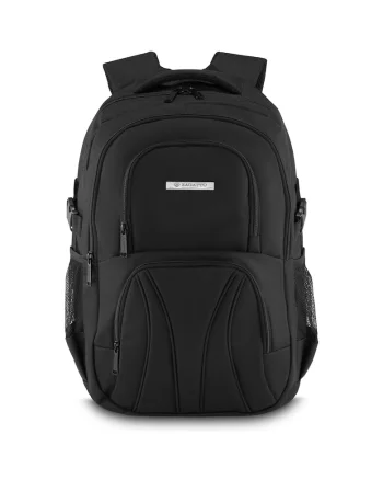 Rucsac, Negru, 40x33x17 cm, Compartiment laptop 17", Curele de compresie, ZG868