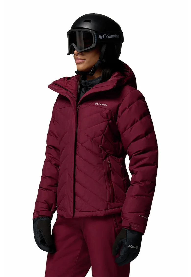 Jacheta cu gluga Skin Lay D Down V, Visiniu