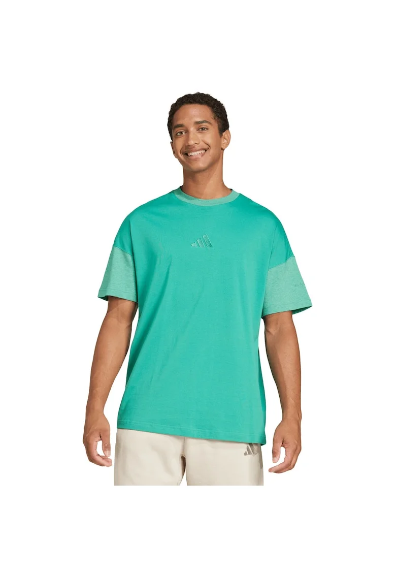 Tricou sport barbatesc  verde, bumbac, croiala lejera