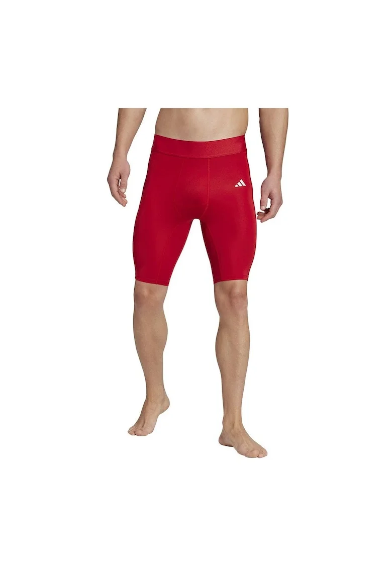 Pantaloni sport barbati,  scurti, rosu, sintetic