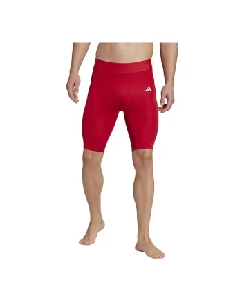 Pantaloni sport barbati,  scurti, rosu, sintetic