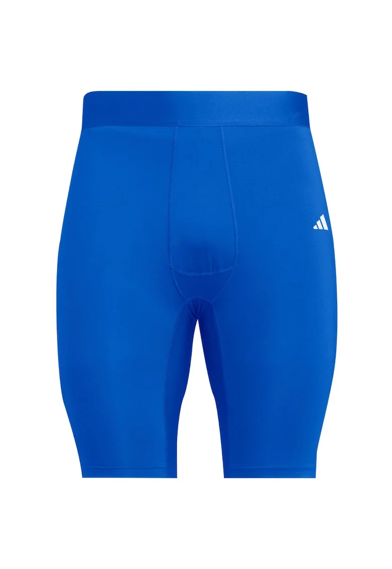 Pantaloni scurti  JN7400 Techfit, albastri, de compresie, poliester/elastan, cu uscare rapida