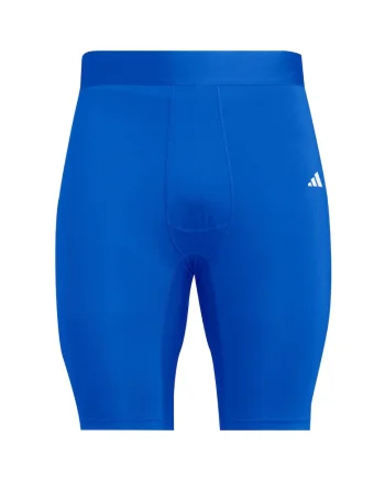 Pantaloni scurti  JN7400 Techfit, albastri, de compresie, poliester/elastan, cu uscare rapida