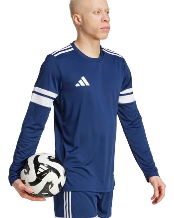 Tricou sportiv barbatesc  Squadra 25, maneca lunga, bleumarin, poliester reciclabil,