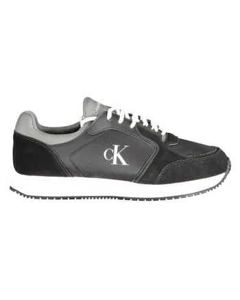 Pantofi sport barbati,  30% poliester, 30% piele, 40% poliuretan, Negru, 44, YM0YM01152