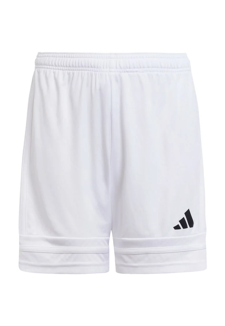 Pantaloni scurti copii, adidas, Squadra 25, albi, poliester reciclat