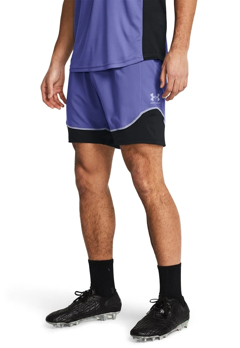 Pantaloni scurti pentru fotbal Challenger Pro, Negru/Ametist
