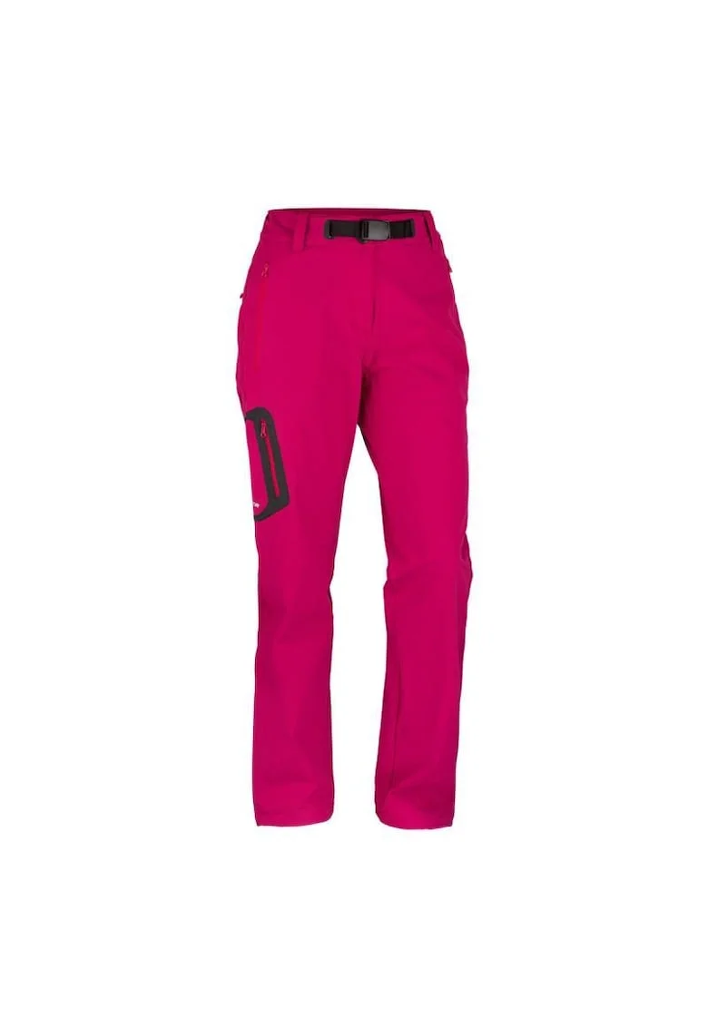 Pantaloni elastici de trekking extra lungi pentru femei Mattie, Roz