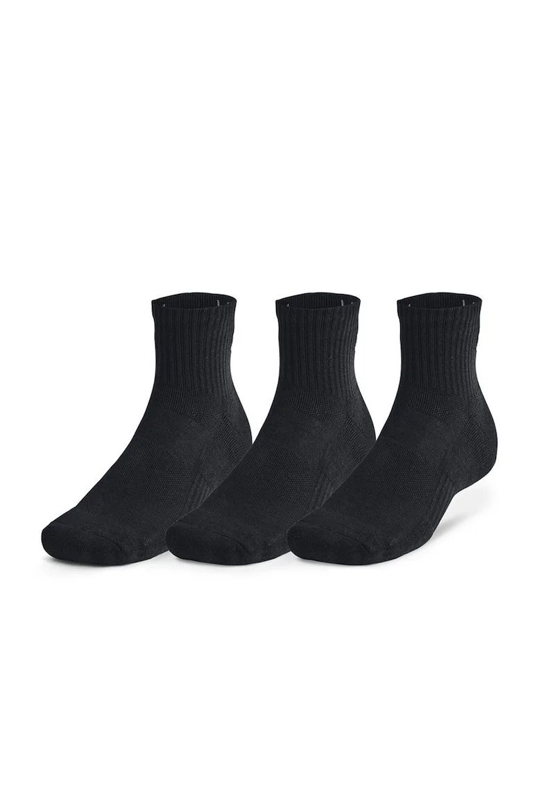 Set 3 Perechi Sosete  Training Quarter Barbati, Negru