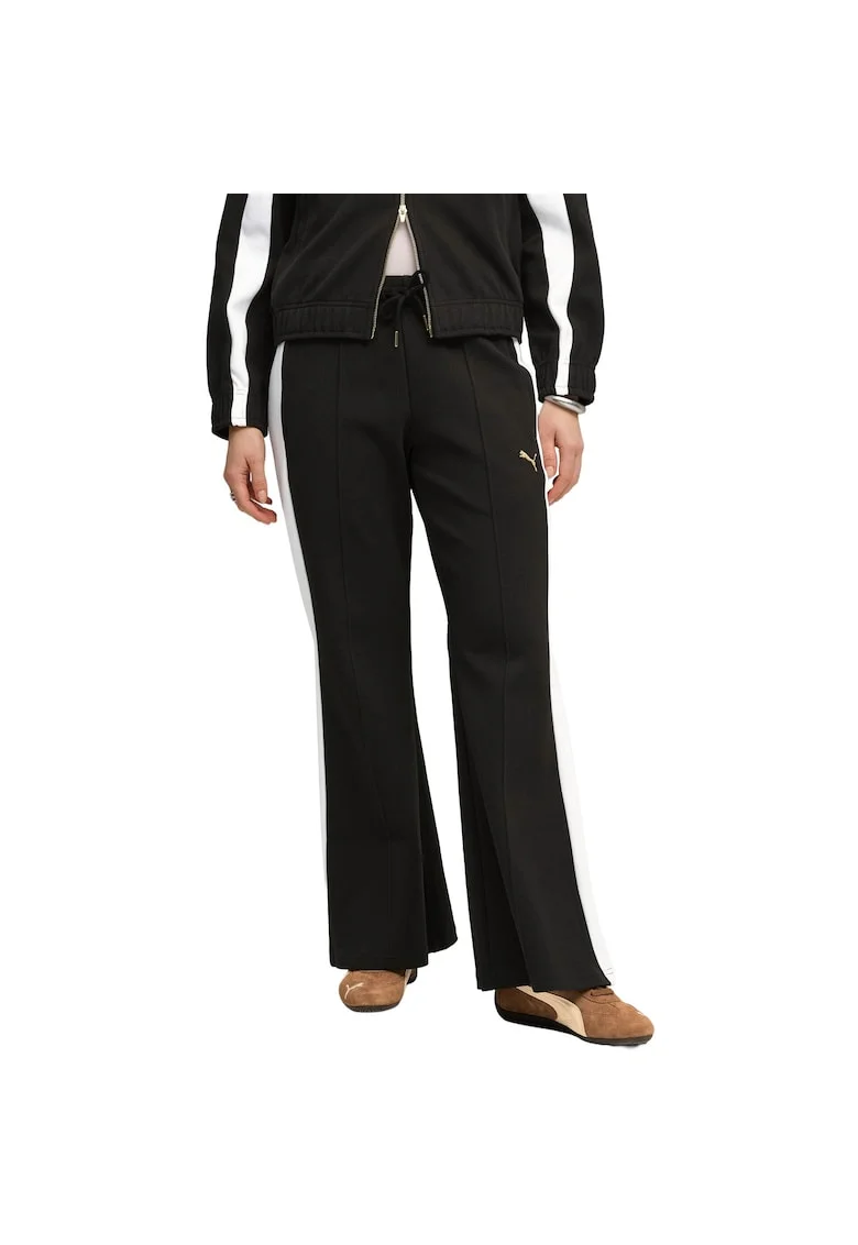 Pantaloni femei  T7 Flared Pants, Negru