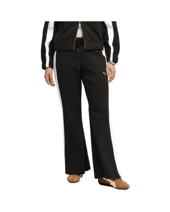 Pantaloni femei  T7 Flared Pants, Negru