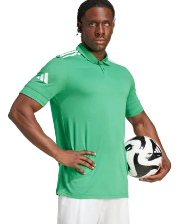 Tricou polo barbati  Squadra 25, verde, reciclat, Verde