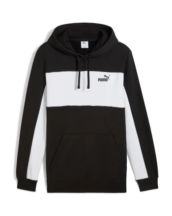 Hanorac barbati  Ess Block Hoodie Fl, Negru