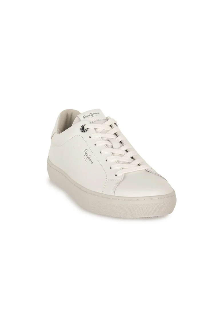 Pantofi sport barbati  Camden One, Piele naturala, Alb