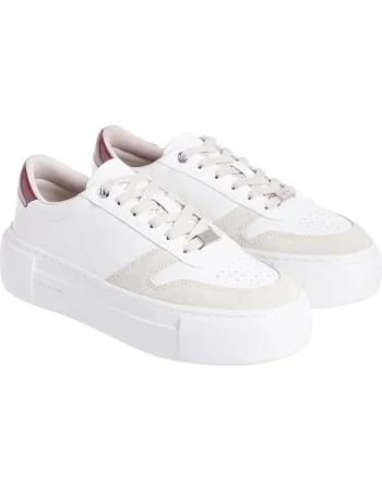 Pantofi sport,  HW0HW02409 0K4, casual, piele, alb