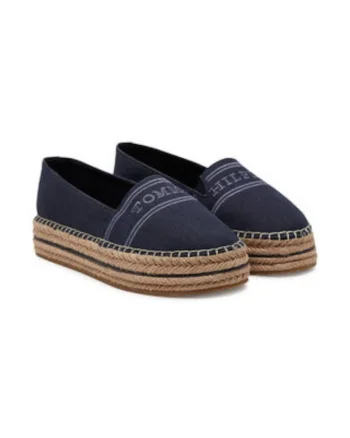 Espadrile pentru dama,  textil, bleumarin,