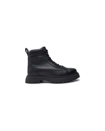 Ghete de drumetie barbati,  piele naturala, negru
