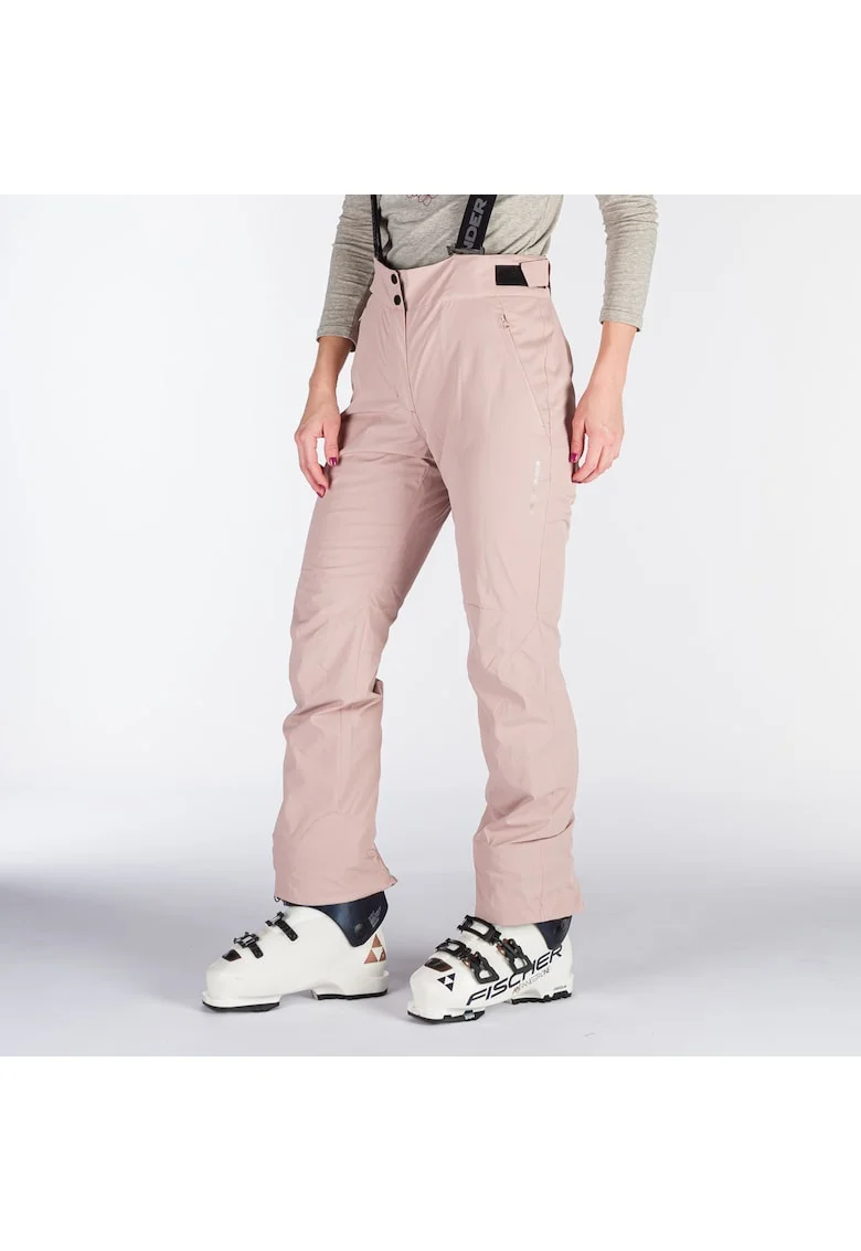 Pantaloni de schi 10K/10K cu bretele dama Maxine, Roz