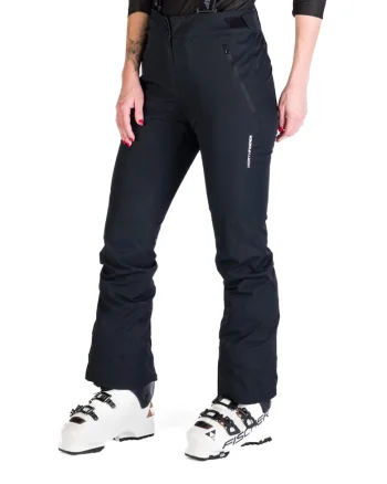 Pantaloni schi 10K/10K cu bretele dama Tamera, Negru